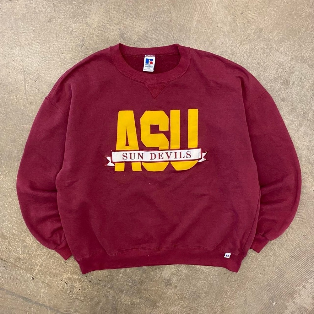 Vintage ASU Arizona State University Sun Devils Russell Athletic Sweatshirt XXL